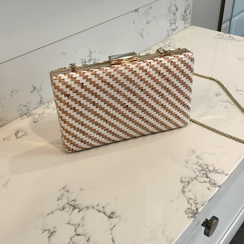 Gold and tan crossbody - Brand NEW never used